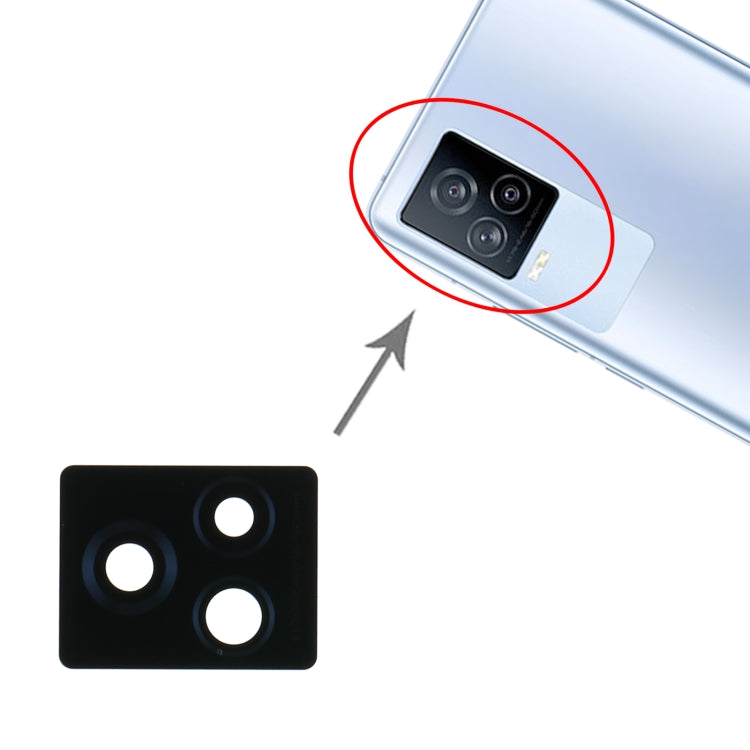 For Vivo iQOO 7 V2049A 10pcs Back Camera Lens - Camera Parts by PMC TechLife | Online Shopping South Africa | PMC TechLife | Buy Now Pay Later Mobicred