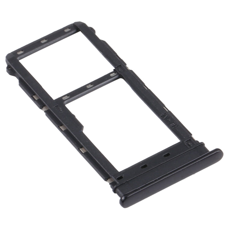 SIM Card Tray + Micro SD Card Tray for Motorola Moto G8 Plus XT2019 XT2019-2 (Black) - Card Socket by PMc TechLife | Online Shopping South Africa | PMc TechLife | Buy Now Pay Later Mobicred