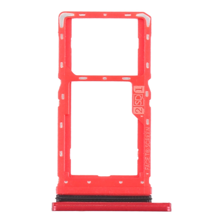 SIM Card Tray + Micro SD Card Tray for Motorola Moto G8 Play XT2015 XT2015-2 (Red) - free shipping - PMc TechLife - Order now!