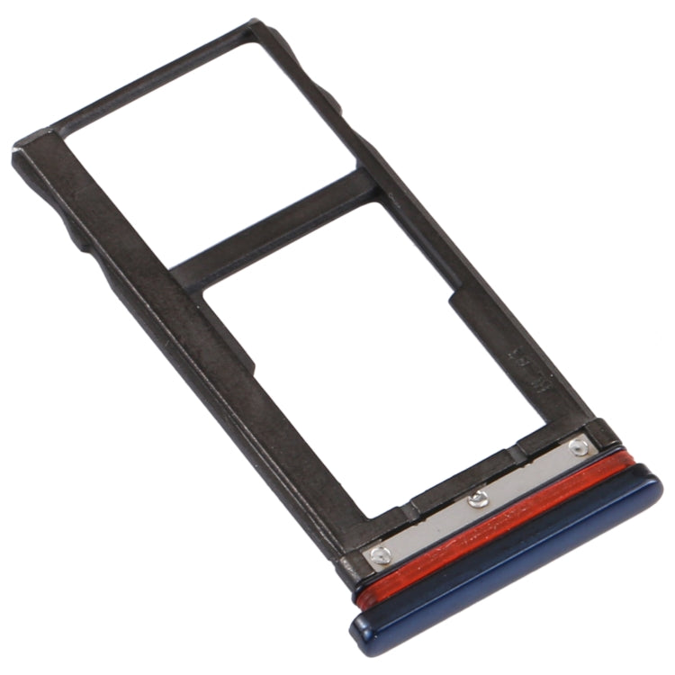 SIM Card Tray + Micro SD Card Tray for Motorola Moto One Vision / P50 (Black) - Card Socket by PMc TechLife | Online Shopping South Africa | PMc TechLife | Buy Now Pay Later Mobicred