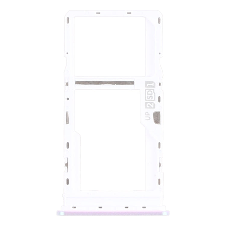 SIM Card Tray + SIM Card Tray / Micro SD Card Tray for Motorola Moto G10 XT2127-2 (Silver) - Card Socket by PMc TechLife | Online Shopping South Africa | PMc TechLife | Buy Now Pay Later Mobicred