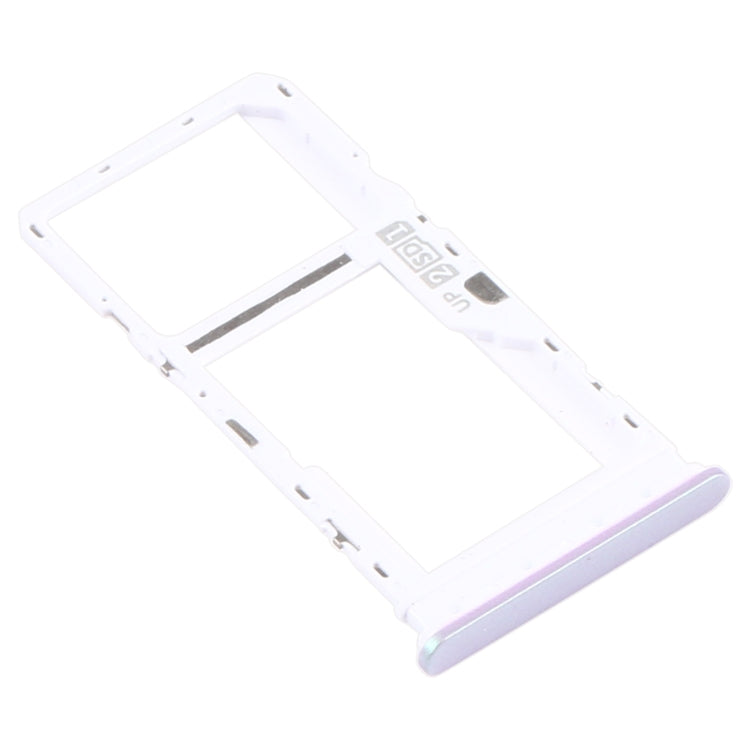 SIM Card Tray + SIM Card Tray / Micro SD Card Tray for Motorola Moto G10 XT2127-2 (Silver) - Card Socket by PMc TechLife | Online Shopping South Africa | PMc TechLife | Buy Now Pay Later Mobicred