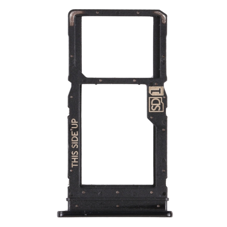 SIM Card Tray + Micro SD Card Tray for Motorola Moto G Stylus 2020 (Black) - Card Socket by PMC TechLife | Online Shopping South Africa | PMC TechLife | Buy Now Pay Later Mobicred