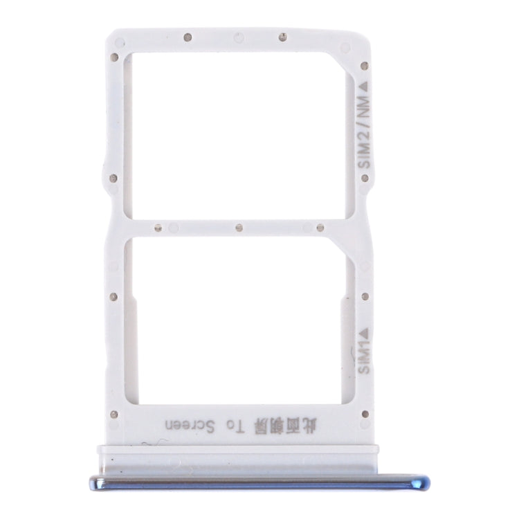 SIM Card Tray + SIM Card Tray / NMicro Card Tray for Honor X10 Max 5G (Silver) - Card Socket by PMc TechLife | Online Shopping South Africa | PMc TechLife | Buy Now Pay Later Mobicred