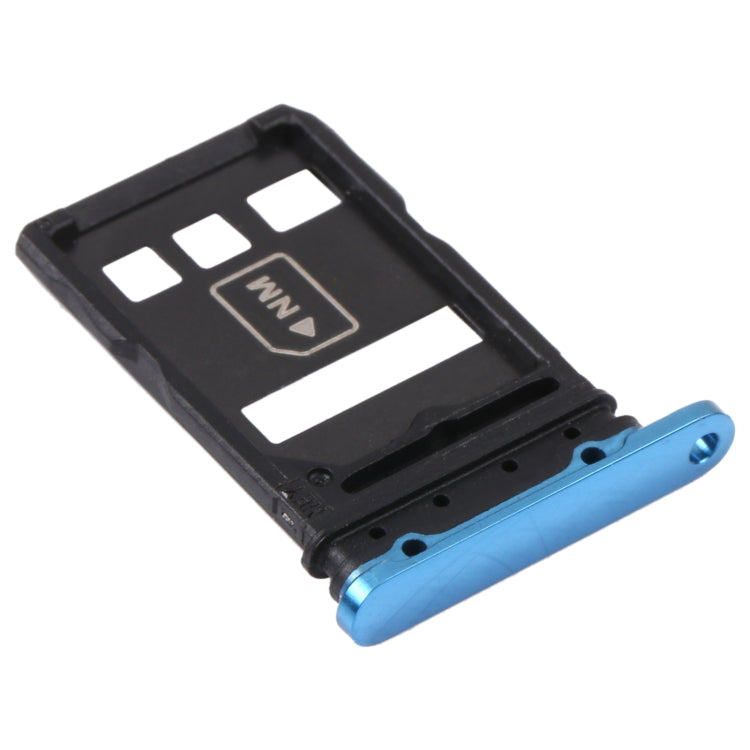 SIM Card Tray + NM Card Tray for Huawei P40 Pro+ (Blue) - Card Socket by PMc TechLife | Online Shopping South Africa | PMc TechLife | Buy Now Pay Later Mobicred