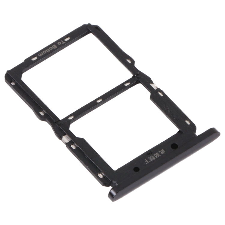 SIM Card Tray + NM Card Tray for Huawei Nova 5 Pro (Black) - Card Socket by PMc TechLife | Online Shopping South Africa | PMc TechLife | Buy Now Pay Later Mobicred