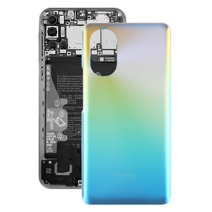 Battery Back Cover for Huawei Nova 8(Blue) - Back Cover by PMC Jewellery | Online Shopping South Africa | PMC Jewellery | Buy Now Pay Later Mobicred