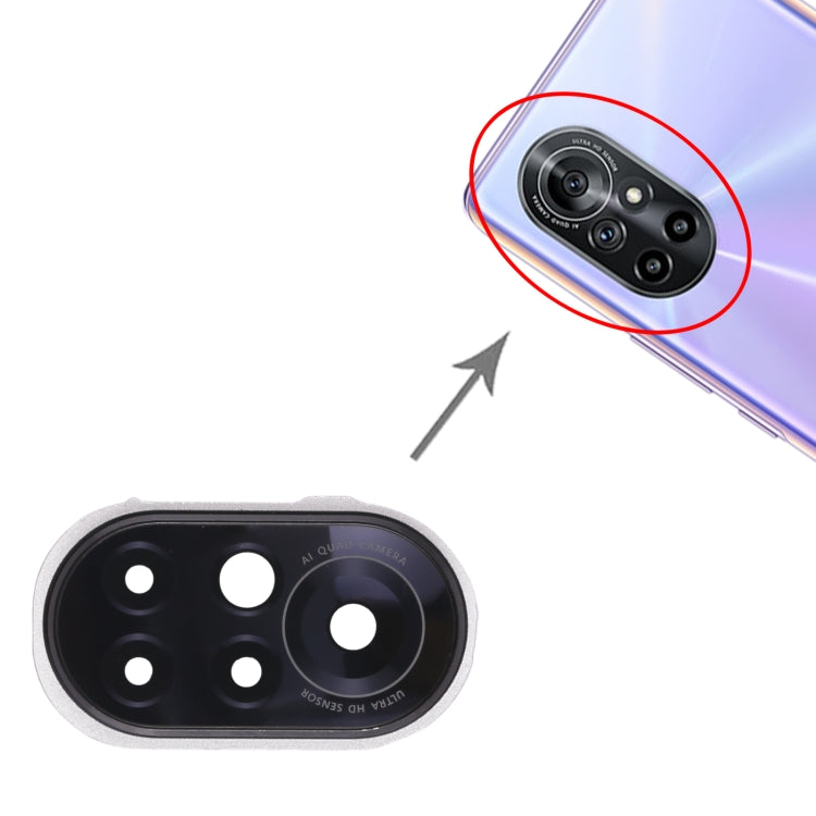 For Huawei Nova 8 5G  10pcs Camera Lens Cover (Black) - Camera by PMC TechLife | Online Shopping South Africa | PMC TechLife | Buy Now Pay Later Mobicred