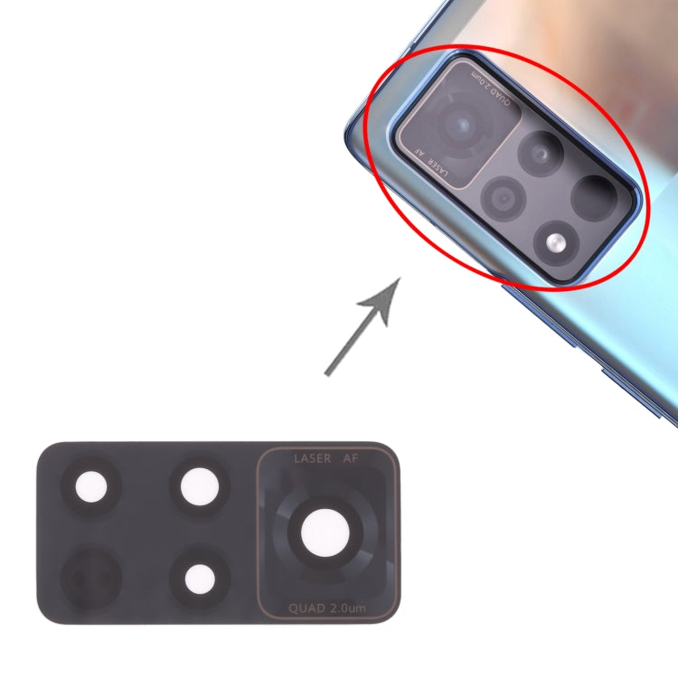 For Honor V40 5G 10pcs Back Camera Lens - Camera by PMC TechLife | Online Shopping South Africa | PMC TechLife | Buy Now Pay Later Mobicred