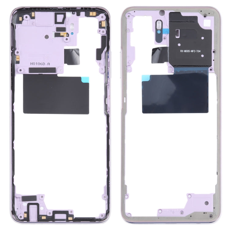 Middle Frame Bezel Plate for Xiaomi Redmi Note 10s M2101K7BG (Purple) - LCD Related Parts by PMc TechLife | Online Shopping South Africa | PMc TechLife | Buy Now Pay Later Mobicred