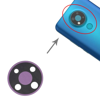 10 PCS Back Camera Lens for Nokia 3.4 TA-1288 TA-1285 TA-1283(Purple) - Camera by PMC Jewellery | Online Shopping South Africa | PMC Jewellery | Buy Now Pay Later Mobicred