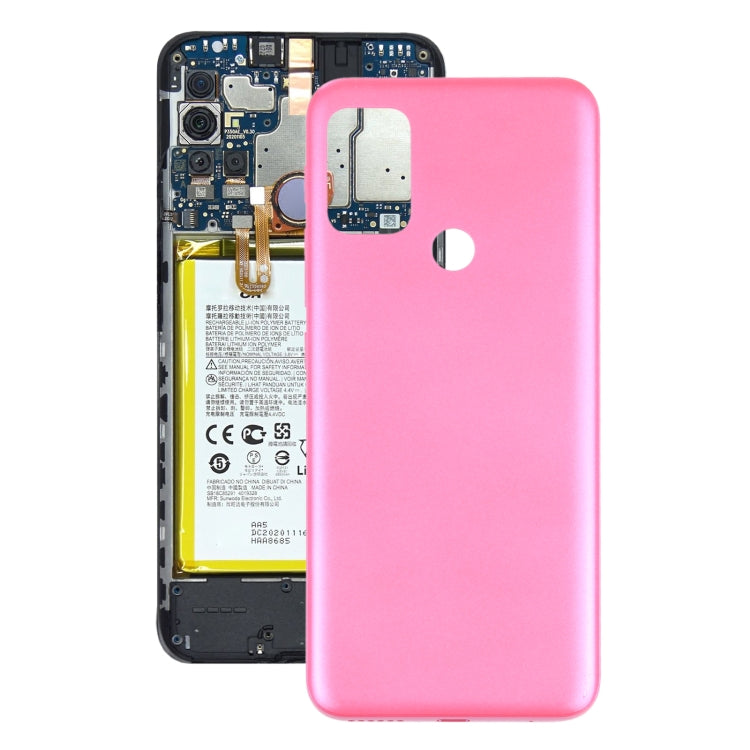 Battery Back Cover for Motorola Moto G20 XT2138-1 XT2138-2 (Pink) - Back Cover by PMC TechLife | Online Shopping South Africa | PMC TechLife | Buy Now Pay Later Mobicred
