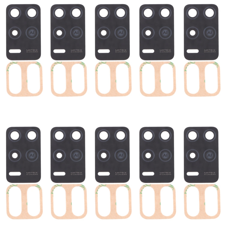 For OPPO Realme 8 5G RMX3241 10pcs Back Camera Lens - Camera Series by PMC TechLife | Online Shopping South Africa | PMC TechLife