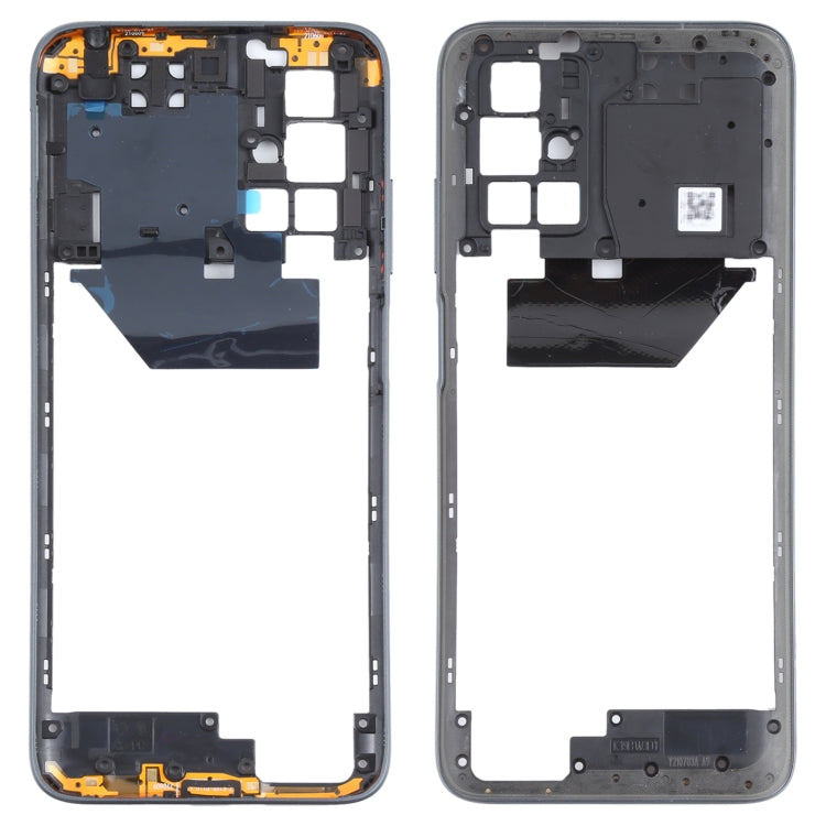 Middle Frame Bezel Plate for Xiaomi Redmi 10 (Black) - Frame Bezel Plate by PMc TechLife | Online Shopping South Africa | PMc TechLife | Buy Now Pay Later Mobicred