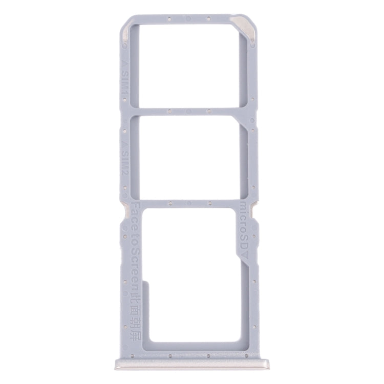 For OPPO A54 CPH2239 / A55 4G SIM Card Tray + SIM Card Tray + Micro SD Card Tray(Gold) - Card Socket by PMc TechLife | Online Shopping South Africa | PMc TechLife | Buy Now Pay Later Mobicred