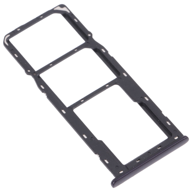 For OPPO A12 CPH2083, CPH2077  SIM Card Tray + SIM Card Tray + Micro SD Card Tray (Black) - Card Socket by PMc TechLife | Online Shopping South Africa | PMc TechLife | Buy Now Pay Later Mobicred