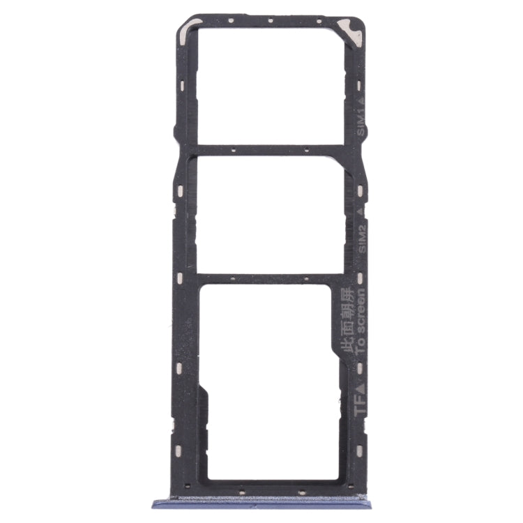 For OPPO Realme 7 (Global)  SIM Card Tray + SIM Card Tray + Micro SD Card Tray (Blue) - Card Socket by PMc TechLife | Online Shopping South Africa | PMc TechLife | Buy Now Pay Later Mobicred