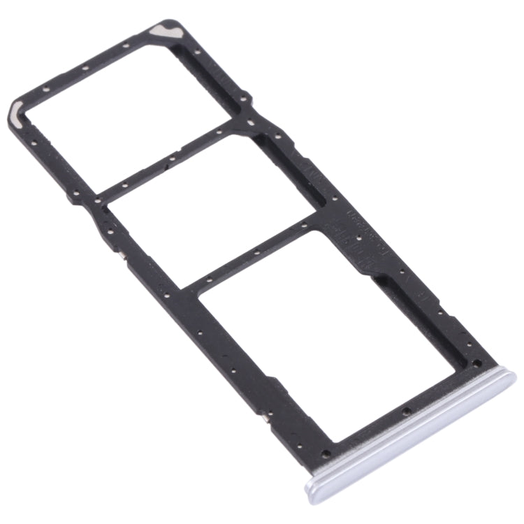 For OPPO Realme 7 (Global)  SIM Card Tray + SIM Card Tray + Micro SD Card Tray (Silver) - Card Socket by PMc TechLife | Online Shopping South Africa | PMc TechLife | Buy Now Pay Later Mobicred