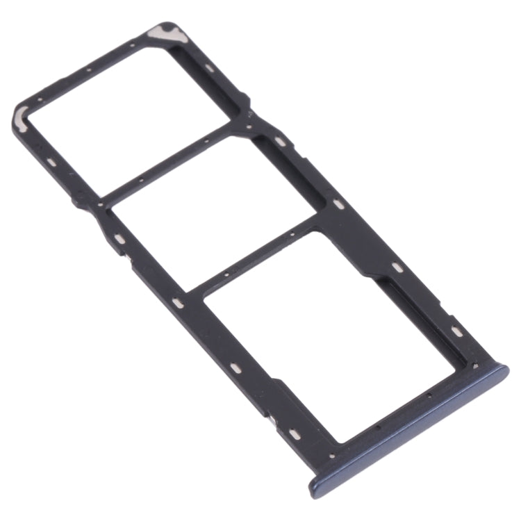 For OPPO A15 CPH2185  SIM Card Tray + SIM Card Tray + Micro SD Card Tray (Black) - Card Socket by PMc TechLife | Online Shopping South Africa | PMc TechLife | Buy Now Pay Later Mobicred