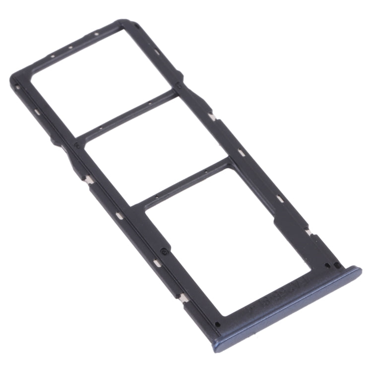 For OPPO A15 CPH2185  SIM Card Tray + SIM Card Tray + Micro SD Card Tray (Black) - Card Socket by PMc TechLife | Online Shopping South Africa | PMc TechLife | Buy Now Pay Later Mobicred