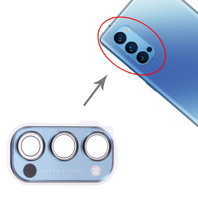 For OPPO Reno4 Pro 5G PDNM00, PDNT00, CPH2089  Camera Lens Cover (Blue) - Camera Series by PMc TechLife | Online Shopping South Africa | PMc TechLife | Buy Now Pay Later Mobicred