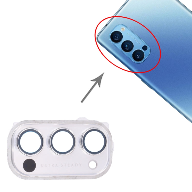 For OPPO Reno4 Pro 5G PDNM00, PDNT00, CPH2089  Camera Lens Cover (White) - free shipping - PMc TechLife - Order now!