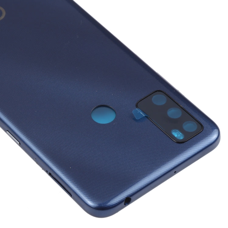 For Alcatel 1S (2021) 6025 Battery Back Cover  (Blue) - Back Cover by PMC Jewellery | Online Shopping South Africa | PMC Jewellery | Buy Now Pay Later Mobicred
