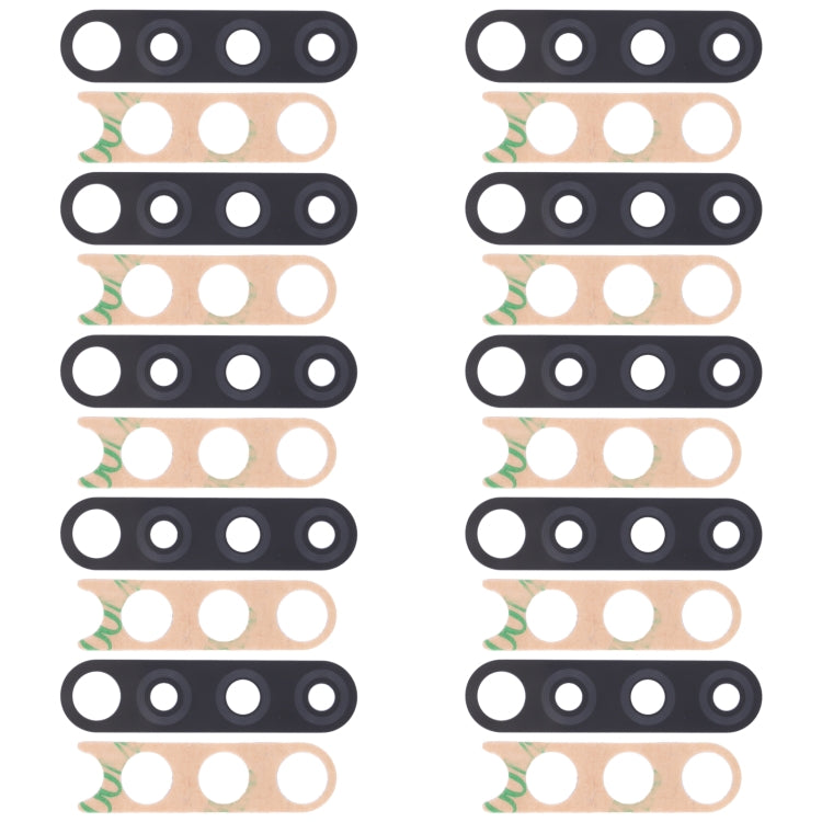 For Tecno Spark 4 KC8 10pcs Back Camera Lens - Camera Parts by PMc TechLife | Online Shopping South Africa | PMc TechLife | Buy Now Pay Later Mobicred