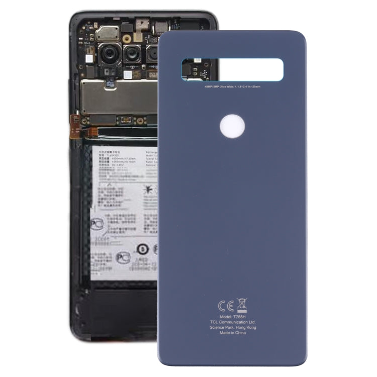 Original Battery Back Cover for TCL 10 SE T766H_EEA(Blue) - For TCL by PMC TechLife | Online Shopping South Africa | PMC TechLife | Buy Now Pay Later Mobicred