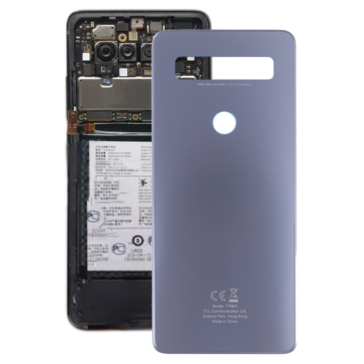 Original Battery Back Cover for TCL 10 SE T766H_EEA(Silver) - For TCL by PMC TechLife | Online Shopping South Africa | PMC TechLife | Buy Now Pay Later Mobicred