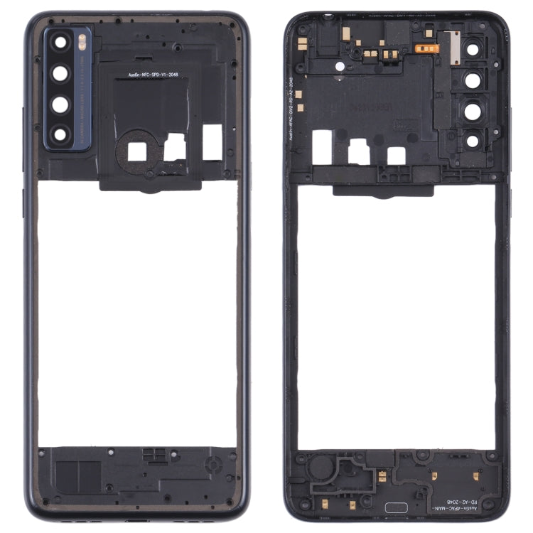 Original Middle Frame Bezel Plate for TCL 20 SE T671H (Black) - For TCL by PMC TechLife | Online Shopping South Africa | PMC TechLife | Buy Now Pay Later Mobicred