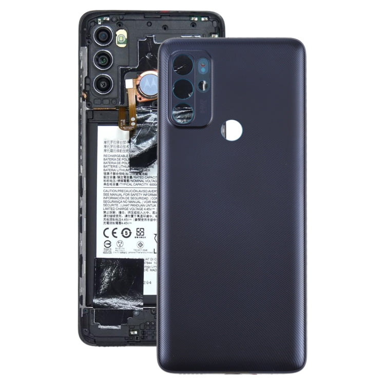 Battery Back Cover for Motorola Moto G60S XT2133-2(Blue) - Back Cover by PMC TechLife | Online Shopping South Africa | PMC TechLife | Buy Now Pay Later Mobicred