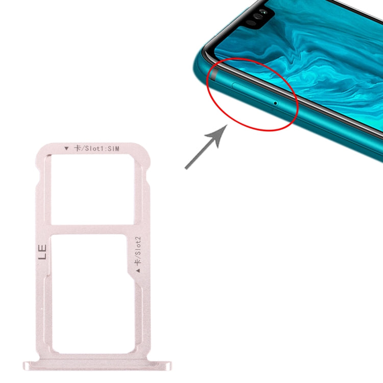 SIM Card Tray + SIM Card Tray / Micro SD Card Tray for Honor 9X Lite (Gold) - Card Socket by PMc TechLife | Online Shopping South Africa | PMc TechLife | Buy Now Pay Later Mobicred