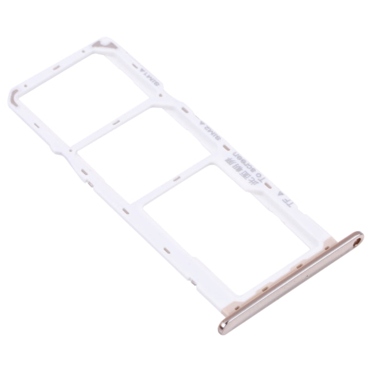 SIM Card Tray + SIM Card Tray + Micro SD Card Tray for Honor 7A Pro (Silver) - Card Socket by PMc TechLife | Online Shopping South Africa | PMc TechLife | Buy Now Pay Later Mobicred