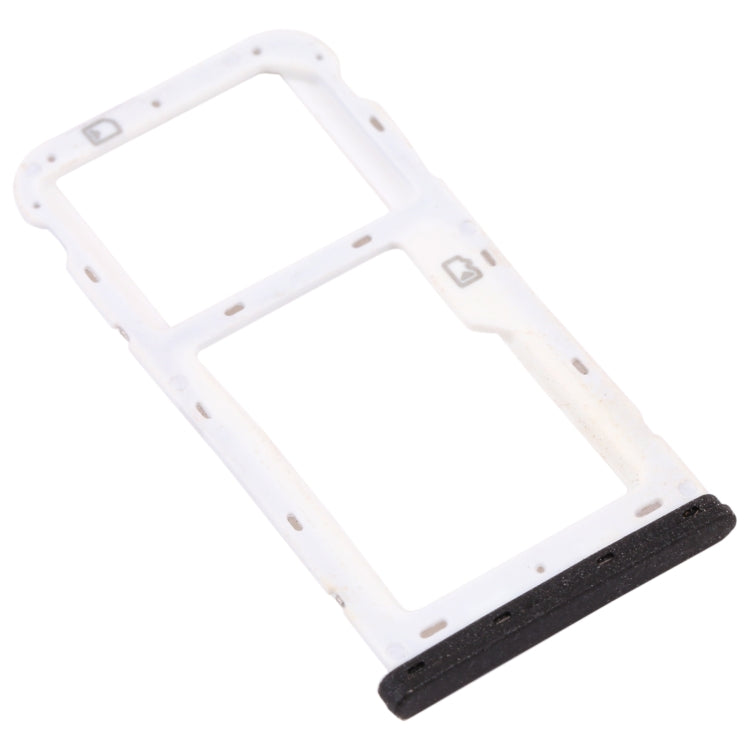 SIM Card Tray + SIM Card Tray / Micro SD Card Tray for ZTE Blade V9 Vita (Black) - For ZTE by PMc TechLife | Online Shopping South Africa | PMc TechLife | Buy Now Pay Later Mobicred