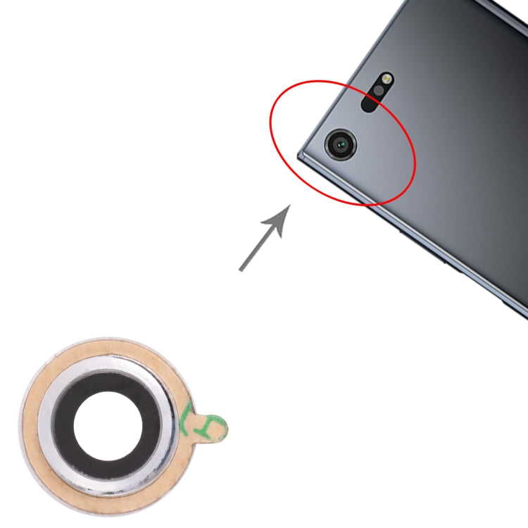 Camera Lens Cover for Sony Xperia XZ Premium (Silver) - Camera by PMc TechLife | Online Shopping South Africa | PMc TechLife | Buy Now Pay Later Mobicred