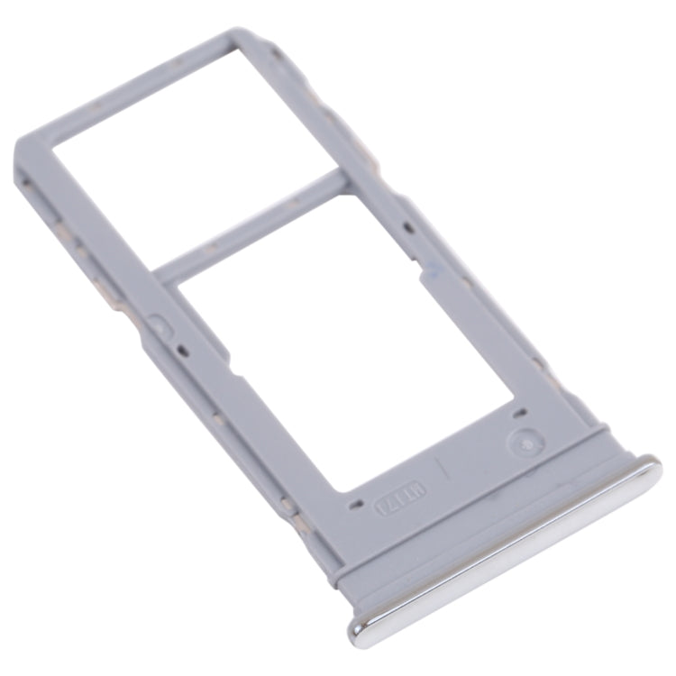 For vivo Y76s V2156A SIM Card Tray + SIM Card Tray / Micro SD Card Tray (Silver) - Card Socket by PMc TechLife | Online Shopping South Africa | PMc TechLife | Buy Now Pay Later Mobicred