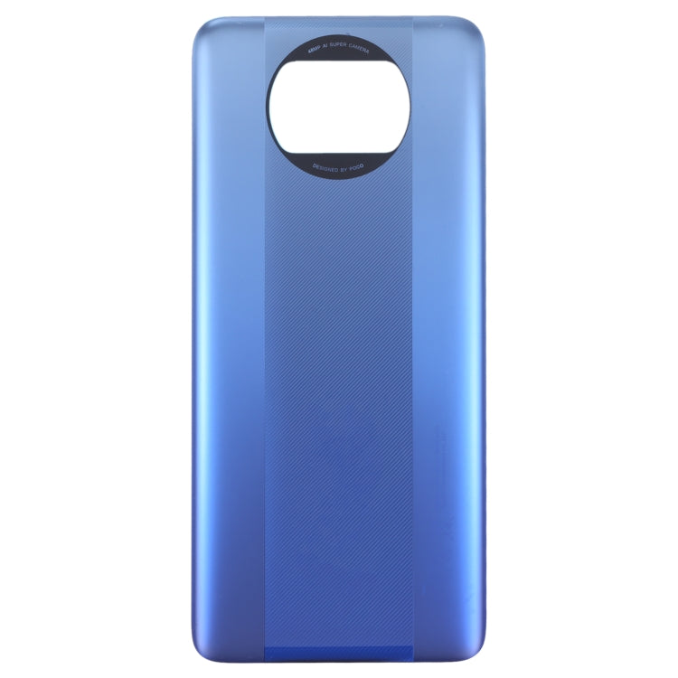 Original Battery Back Cover for Xiaomi Poco X3 Pro M2102J20SG(Blue) - Back Cover by PMC TechLife | Online Shopping South Africa | PMC TechLife | Buy Now Pay Later Mobicred