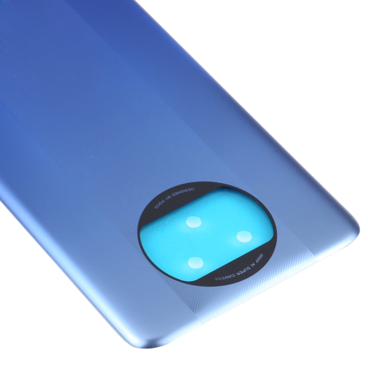 Original Battery Back Cover for Xiaomi Poco X3 Pro M2102J20SG(Blue) - Back Cover by PMC TechLife | Online Shopping South Africa | PMC TechLife | Buy Now Pay Later Mobicred