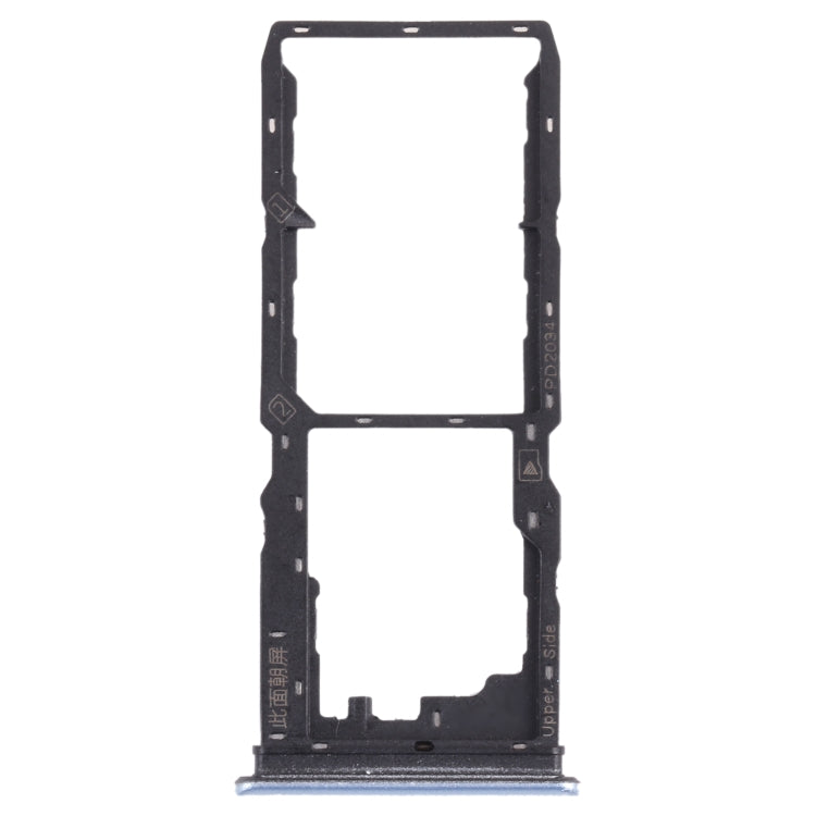 For vivo Y20a / Y20 2021 SIM Card Tray + SIM Card Tray + Micro SD Card Tray (White) - Card Socket by PMc TechLife | Online Shopping South Africa | PMc TechLife | Buy Now Pay Later Mobicred