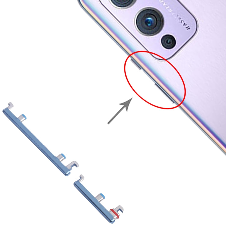 For OnePlus 9 Original Power Button and Volume Control Button (Blue) - Home key & Side Key by PMC TechLife | Online Shopping South Africa | PMC TechLife | Buy Now Pay Later Mobicred