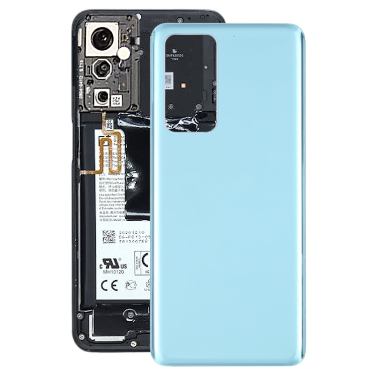 For OnePlus 9RT 5G MT2110 MT2111 Original Glass Battery Back Cover (Blue) - Back Cover by PMC TechLife | Online Shopping South Africa | PMC TechLife | Buy Now Pay Later Mobicred