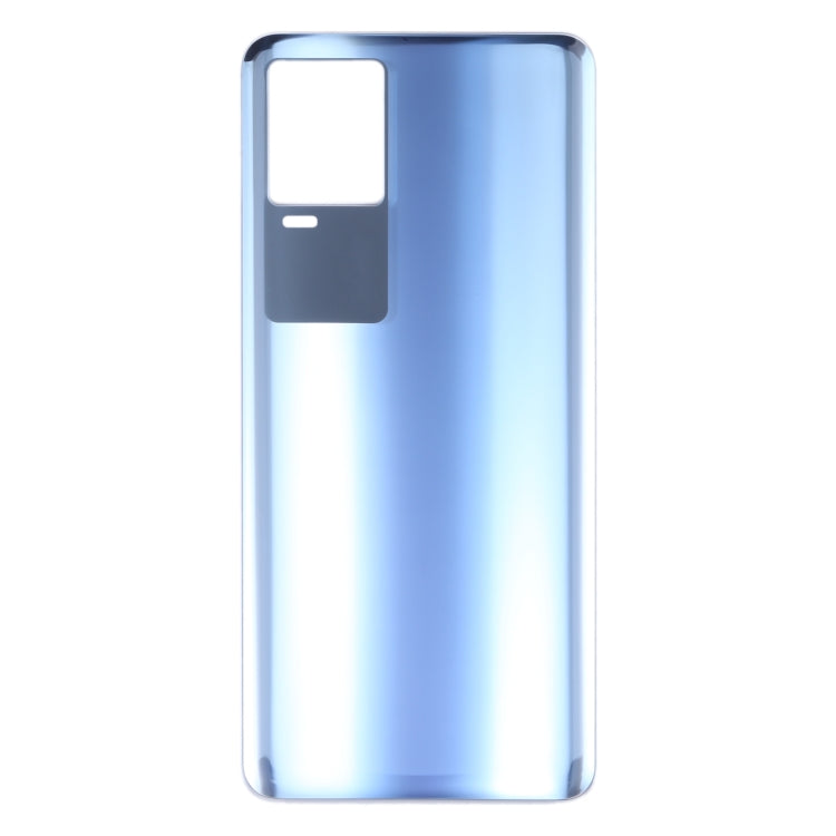 For vivo iQOO 7 V2049A I2009 Glass Battery Back Cover (Blue) - Back Cover by PMC TechLife | Online Shopping South Africa | PMC TechLife | Buy Now Pay Later Mobicred