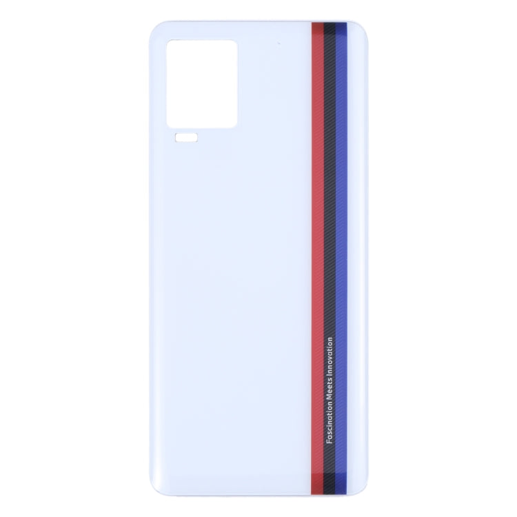For vivo iQOO 7 V2049A I2009 Glass Battery Back Cover (White) - Back Cover by PMC TechLife | Online Shopping South Africa | PMC TechLife | Buy Now Pay Later Mobicred