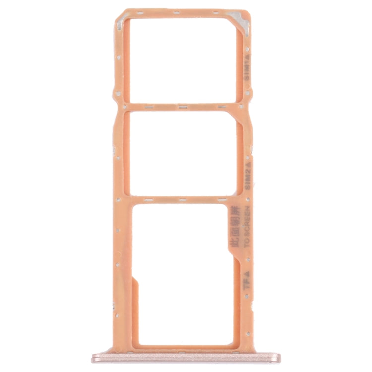 SIM Card Tray + SIM Card Tray + Micro SD Card Tray for Honor Play 8(Gold) - Card Socket by PMc TechLife | Online Shopping South Africa | PMc TechLife | Buy Now Pay Later Mobicred