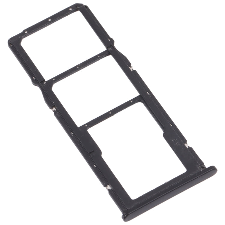 SIM Card Tray + SIM Card Tray + Micro SD Card Tray for Honor 7C (Black) - Card Socket by PMc TechLife | Online Shopping South Africa | PMc TechLife | Buy Now Pay Later Mobicred