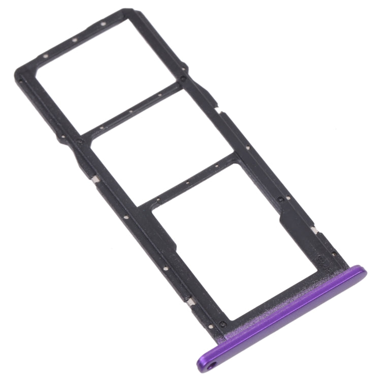 SIM Card Tray + SIM Card Tray / Micro SD Card Tray for Huawei Enjoy 20e (Purple) - Card Socket by PMc TechLife | Online Shopping South Africa | PMc TechLife | Buy Now Pay Later Mobicred