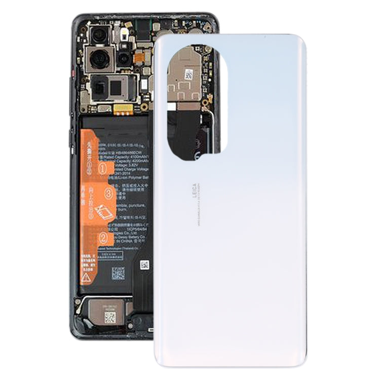 Battery Back Cover for Huawei P50 Pro(White) - Back Cover by PMC TechLife | Online Shopping South Africa | PMC TechLife | Buy Now Pay Later Mobicred