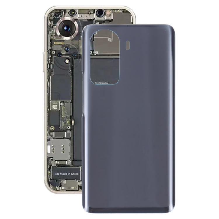 Battery Back Cover for Honor 60 Pro(Black) - Back Cover by PMC TechLife | Online Shopping South Africa | PMC TechLife | Buy Now Pay Later Mobicred