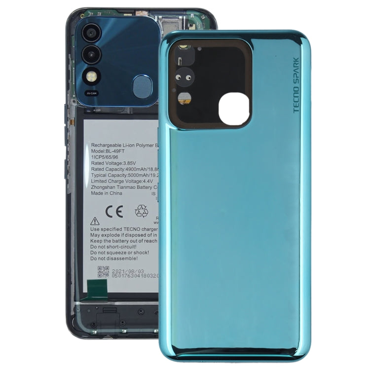 For Tenco Spark 8T KG6p Original Battery Back Cover (Green) - free shipping - PMC TechLife - Order now!